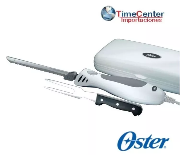 Cuchillo Oster Eléctrico Con Estuche Y Accesorio 2803, 100w Acero Inoxidable