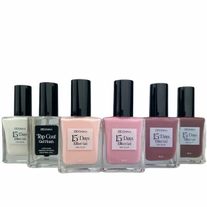 6 Lacas de uñas "NUDE 2" effecto gel - D'DONNA