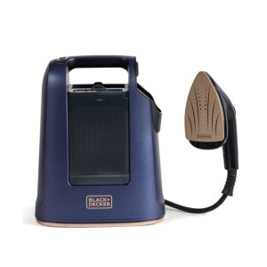 Vaporizador Y Plancha Black Decker Suela Ceramica Tanque 750ml Vapor 20g. Azul