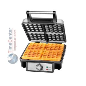 Waflera Chefman 4 secciones estilo belga 700 watts CHE-RJ044PV2