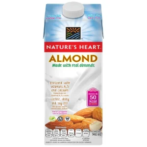 Leche de Almendra Nature´s Heart 946 ml caja de 12