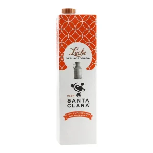 Leche Deslactosada Santa Clara 1 Lt caja con 12