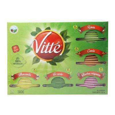 Té Vitte surtido 185pzas