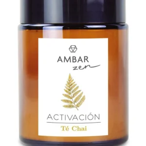 VELA TE CHAI ZEN ACTIVACION 125GR AMBAR